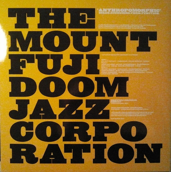 Cover zu The Mount Fuji Doomjazz Corporation - Anthropomorphic | 2020 | Vinyl, LP, Album, Reissue, Limited Edition | Electronic, Jazz, Rock | Germany