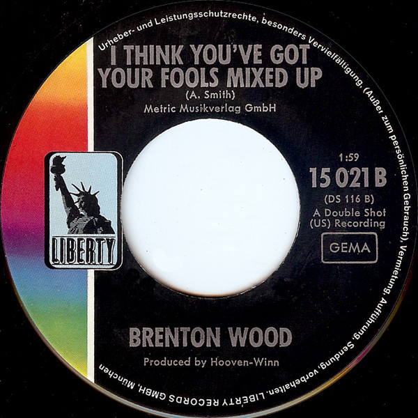 Cover zu Brenton Wood - Gimme Little Sign | 1967 | Vinyl, 45 RPM, 7